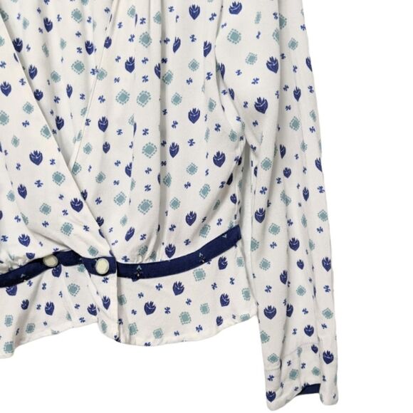 FREE PEOPLE Where We Roam Surplice Top S - Picture 4 of 11